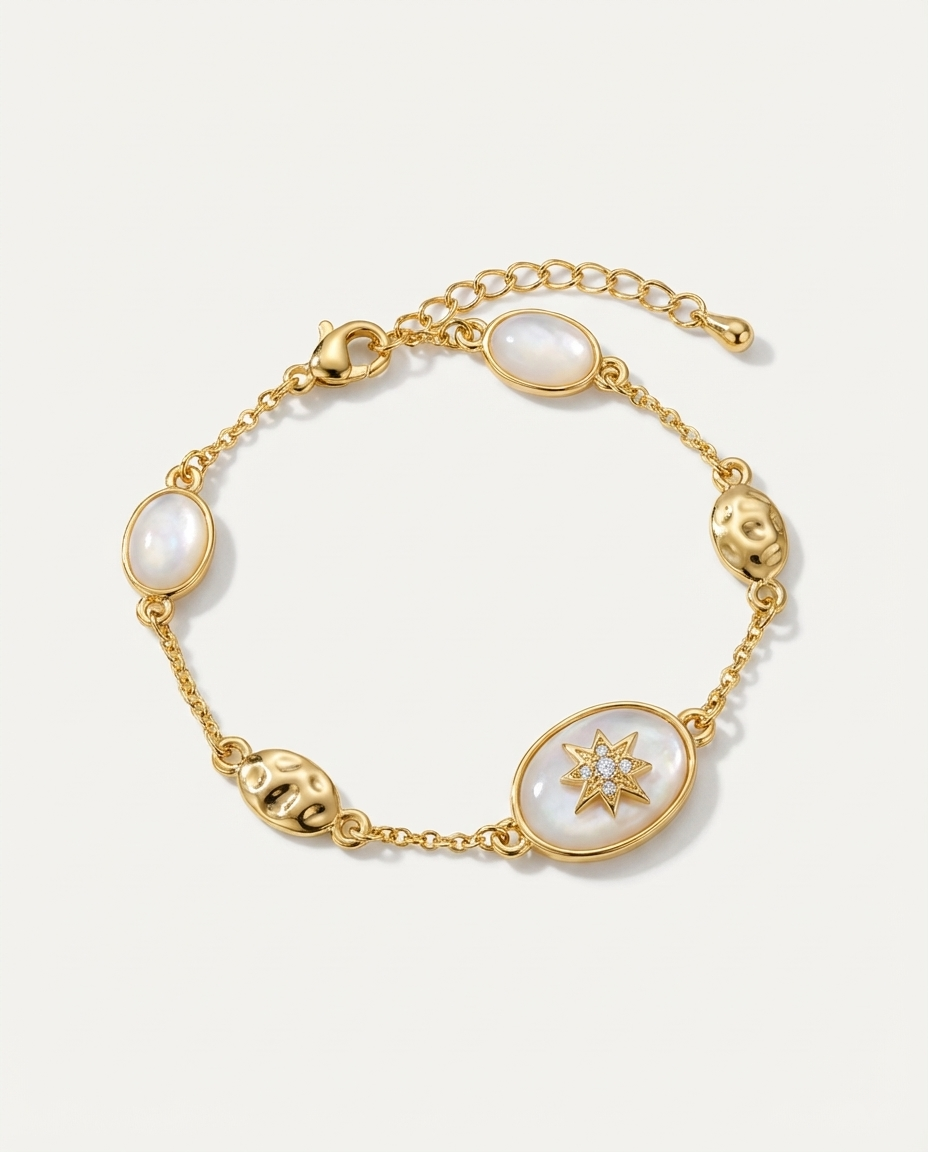 Vintage Mother Of Pearl Starburst Jewelry