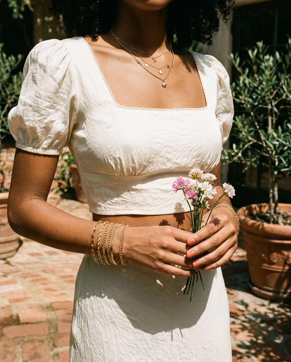 Layered Cuban And Paperclip Chain Bracelet Set