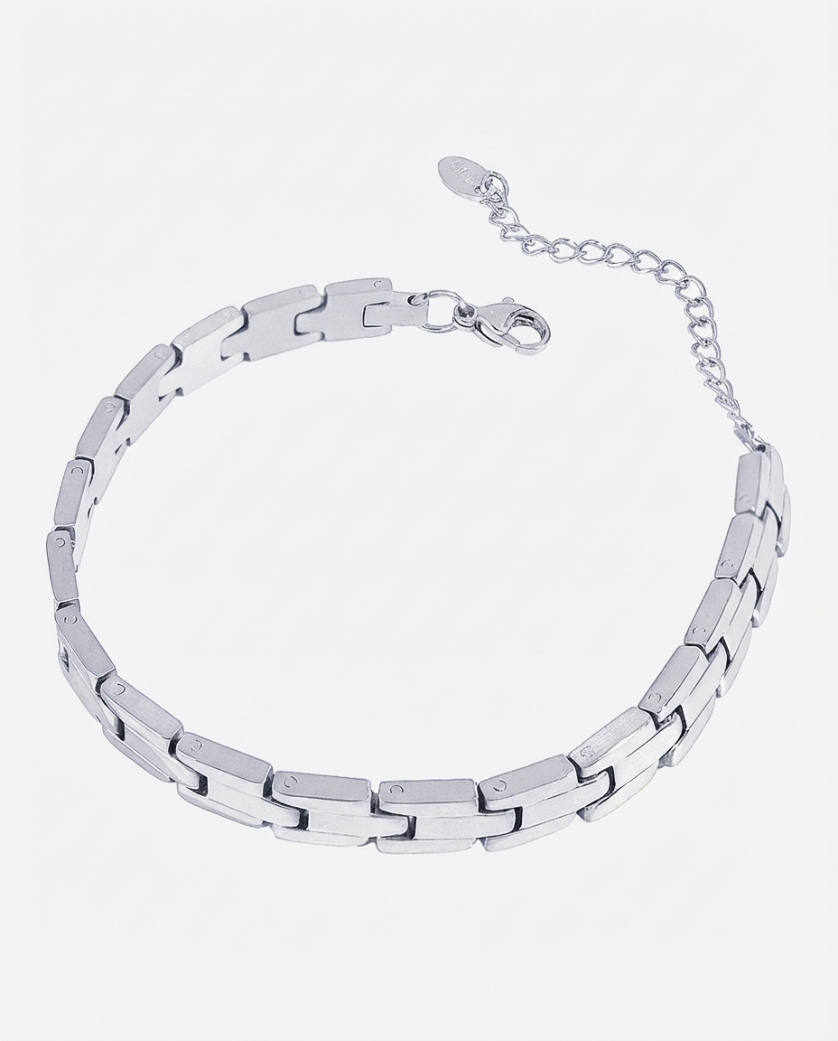 Minimalist Tarnish-Free Watch Link Bracelet - Image 5