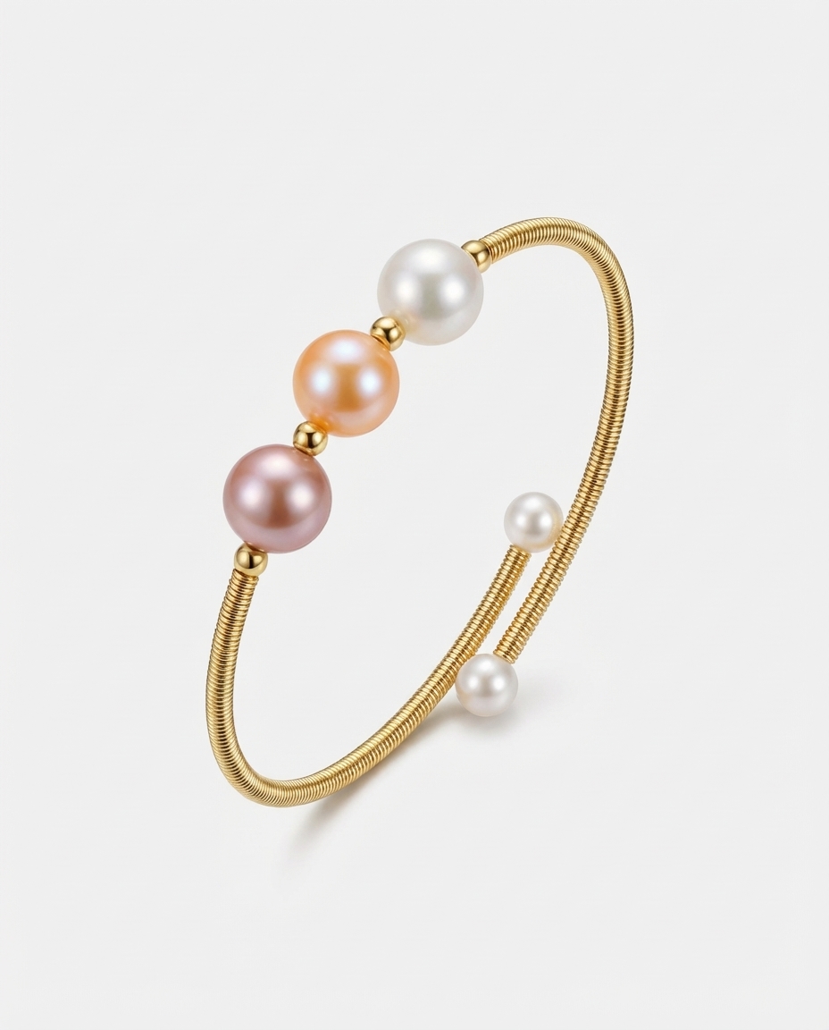 Delicate Handmade Freshwater Pearl Bracelet - Image 5